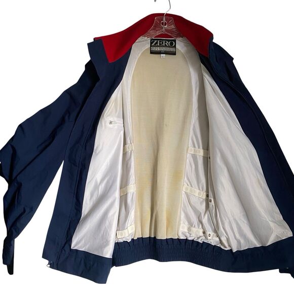 Zero Restriction Golf Outerwear Jacket Men L Navy Gore-Tex Windbreaker Logo - Picture 10 of 10